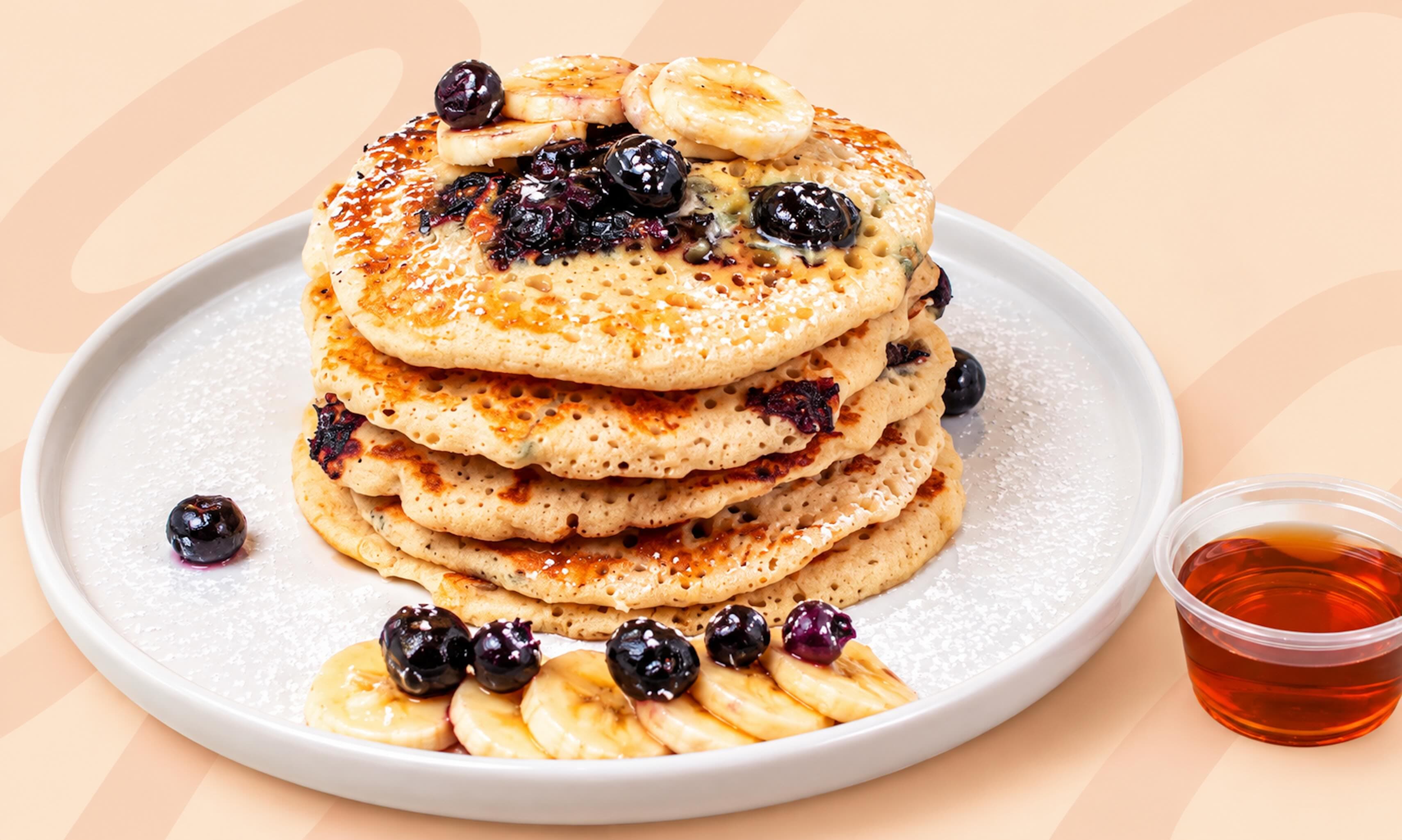 Pancakes Blueberry Banana