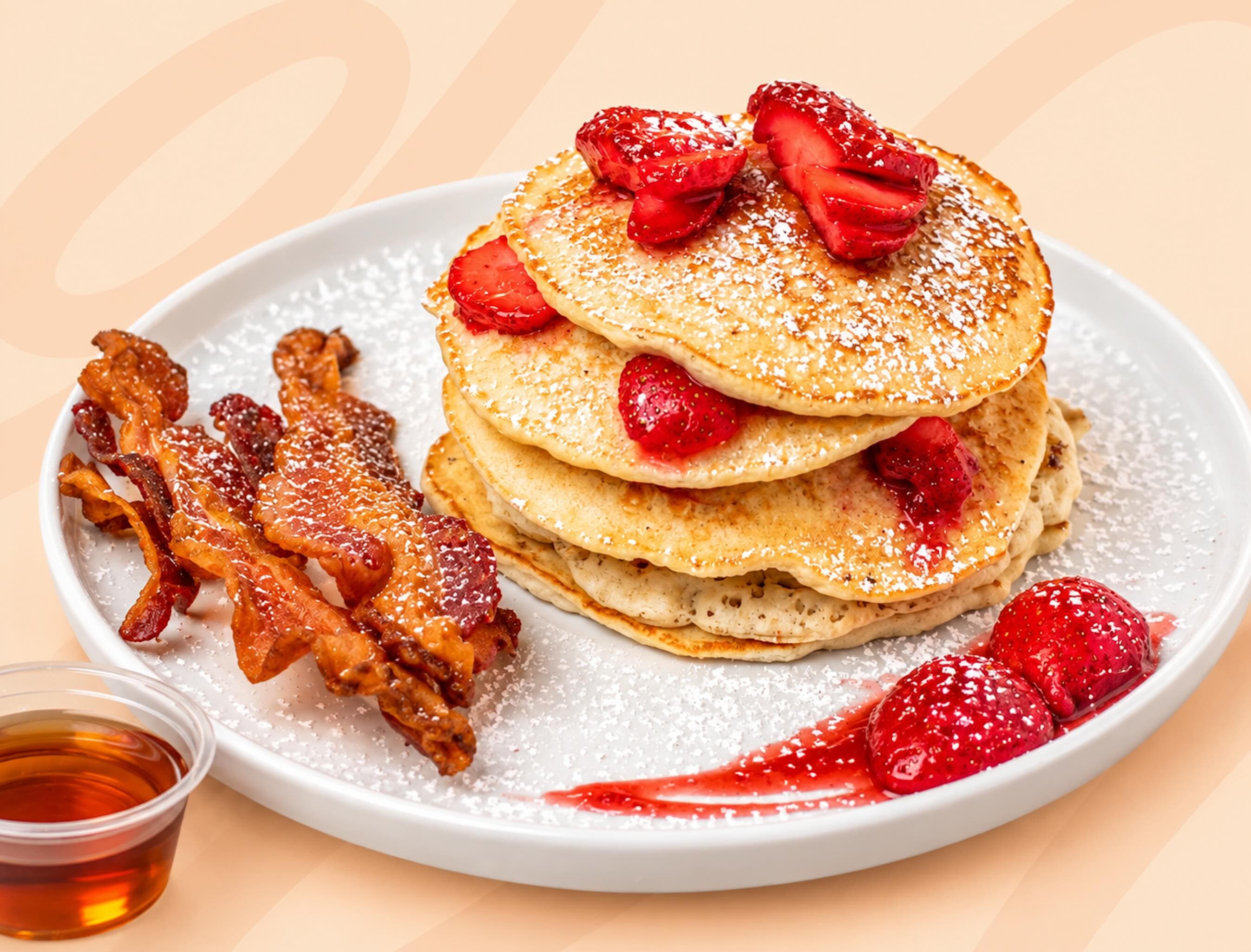 Pancakes Con Fresas