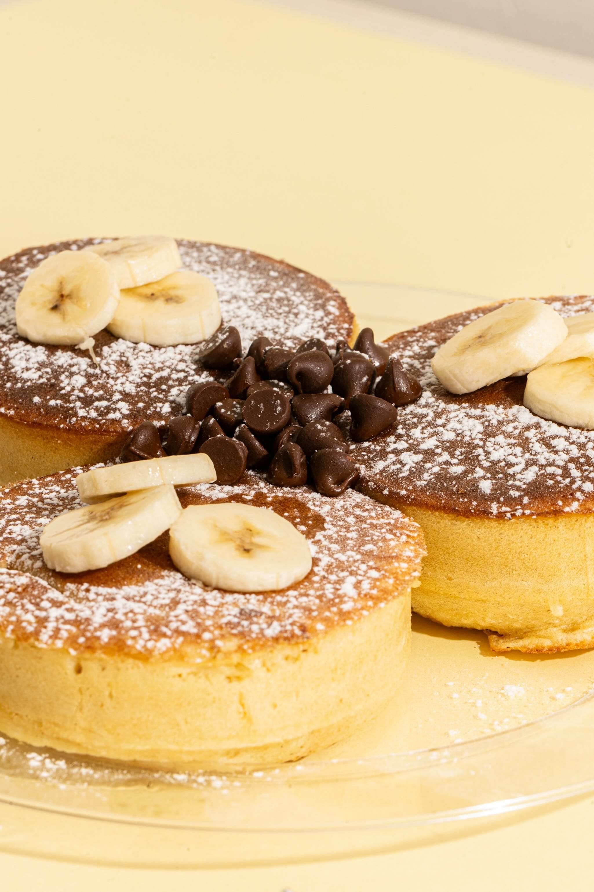 Chocolate Chip Banana Pancakes