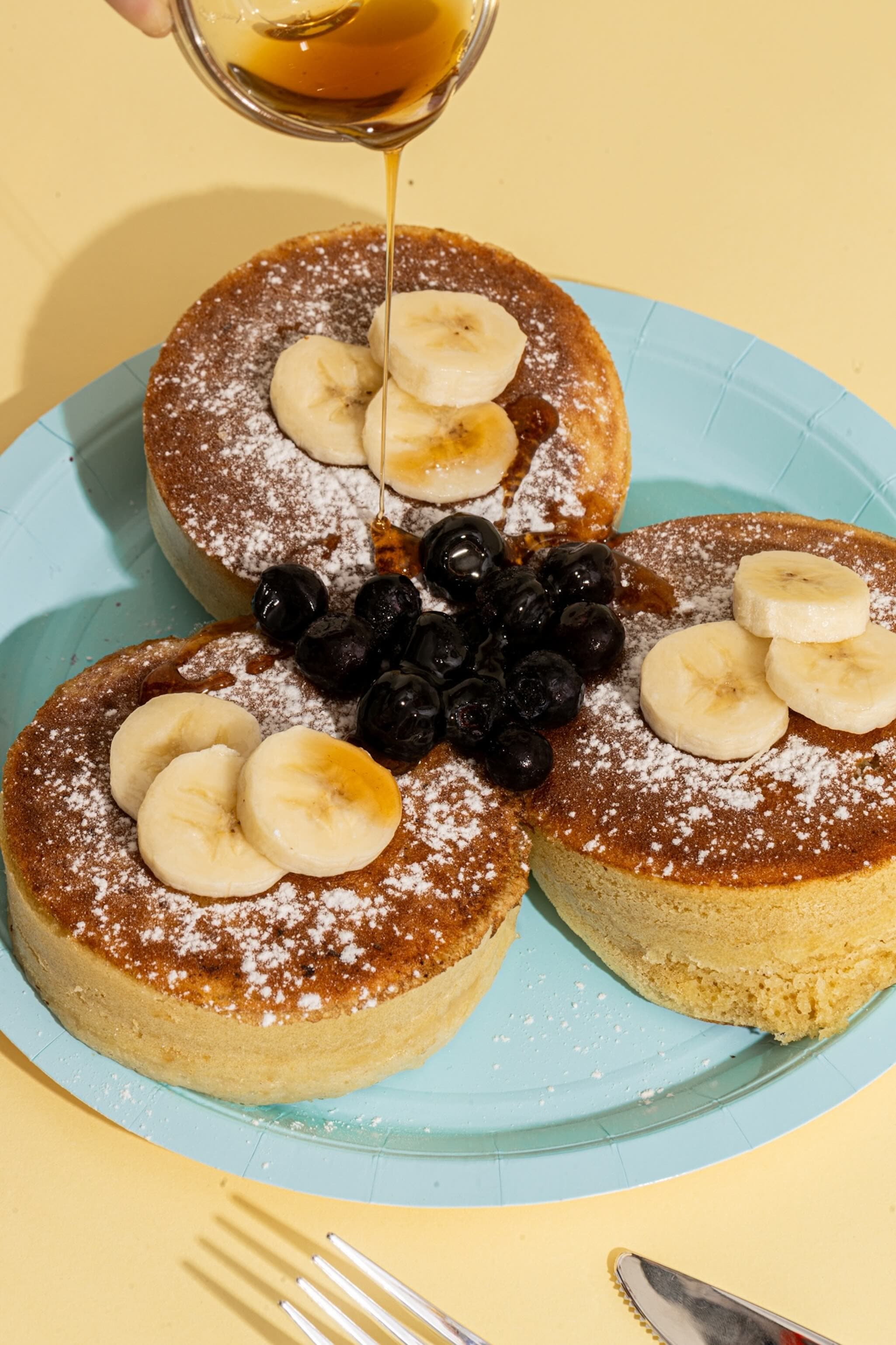 Blueberry Banana Pancakes
